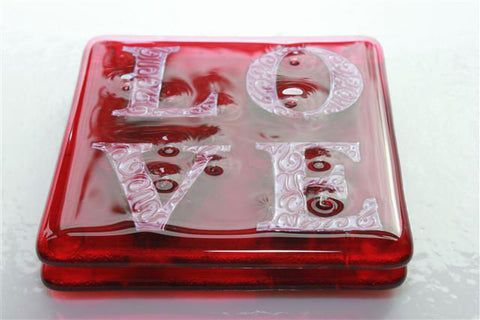 Big Love Glass Coasters
