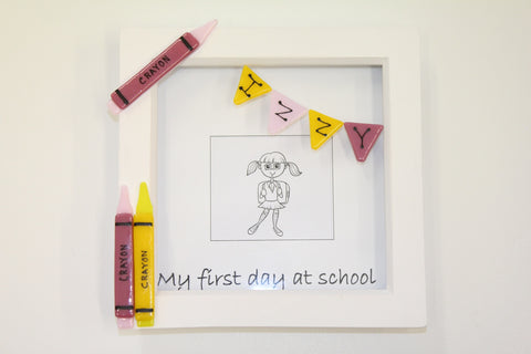 First day at school frame