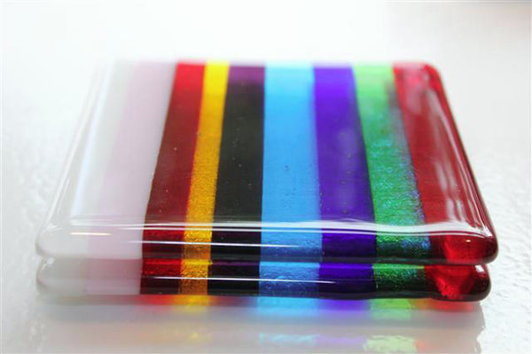 Sexy Stripe Glass Coasters