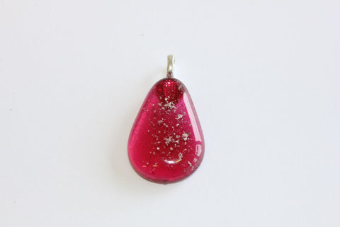 Teardrop Pendant with ashes